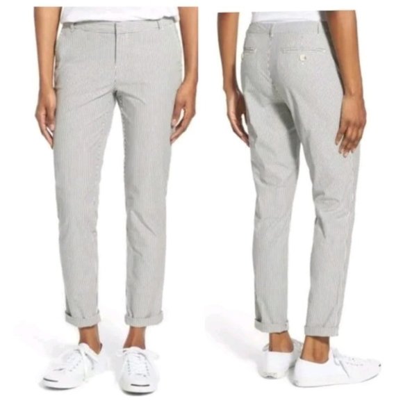 Caslon Pants - Caslon Nordstrom Mini Pinstripe Chino Pants Navy White